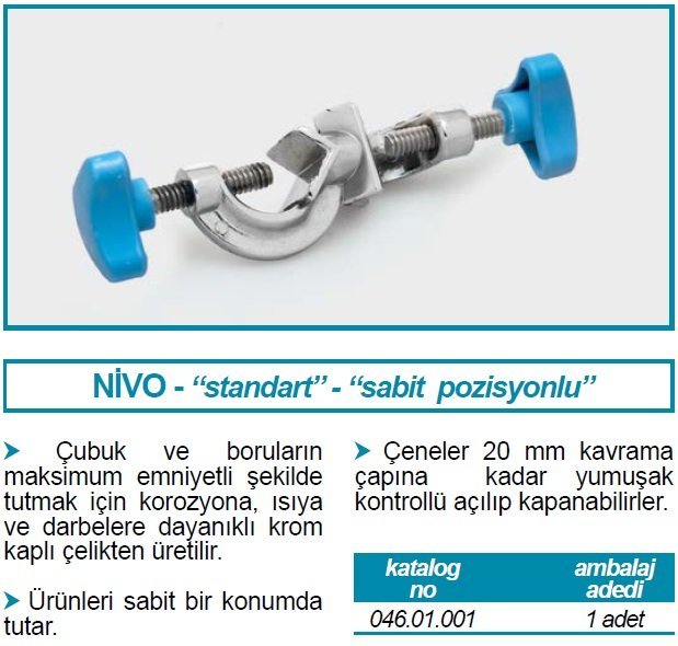 İSOLAB 046.01.001 nivo standard